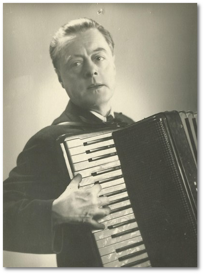 Werbepostkarte Musiker Willi Heckmann, Sammlung J�rgen Wenke aus Nachlass von Mauthausen-H�ftling Ernst Papies