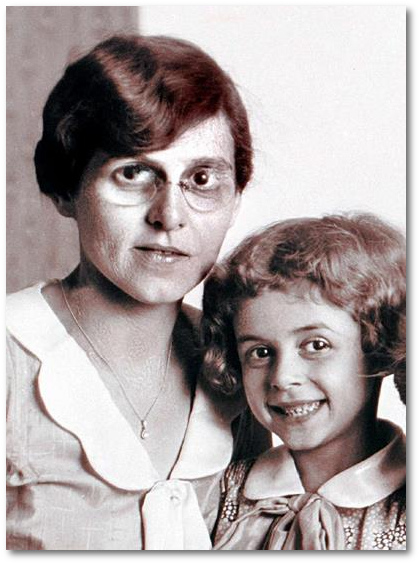 Grete Heymann mit Tochter Hannelore