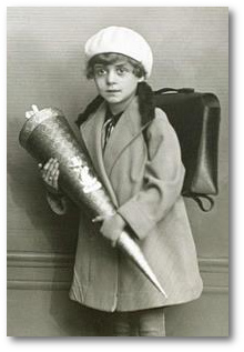 Hannelore Heymann, erster Schultag, Frühjahr 1929