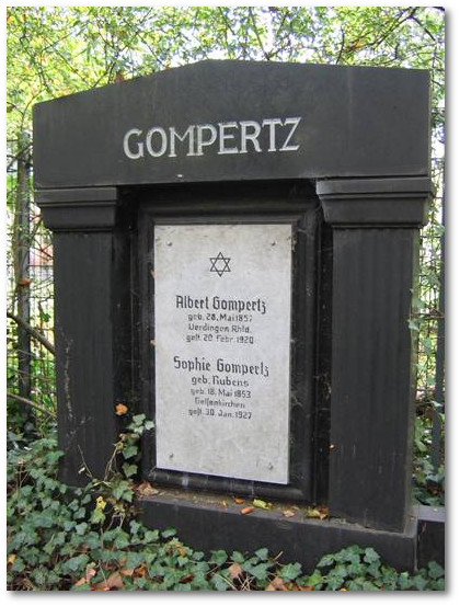 Alter Jdischen Friedhof an der Wanner Strasse/Oskarstrasse in Gelsenkirchen