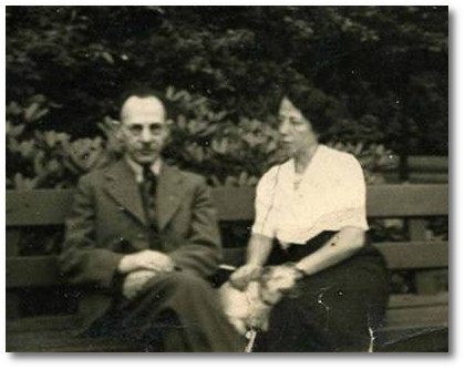 Siegfried Block und seine Ehefrau Hedwig, um 1919