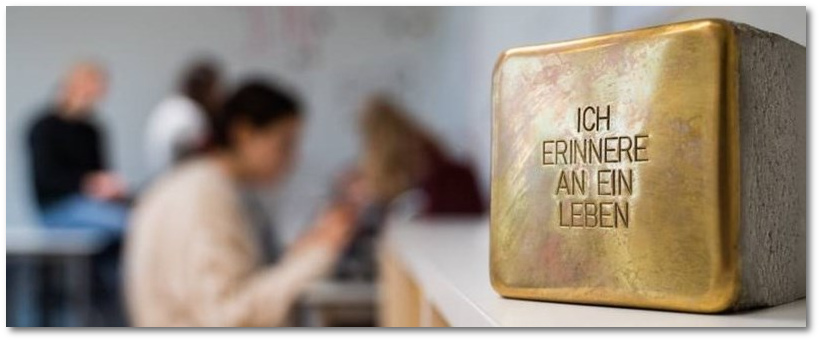 Jeder einzelne Stolperstein erinnert an ein Leben