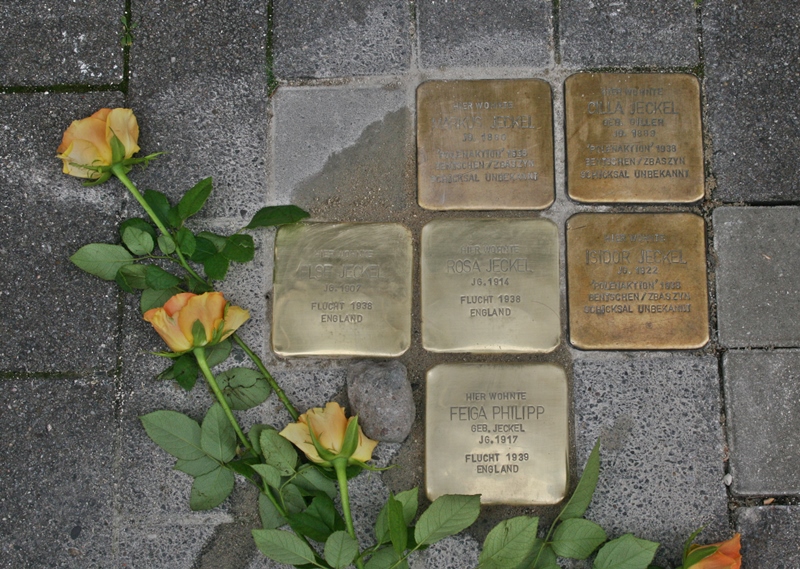 Stolpersteine  Else, Rosa Jeckel u. Feiga Philipp, geb. Jeckel
