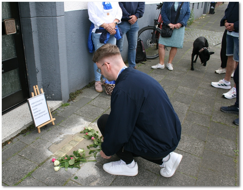 Stolpersteinverlegung für Familie Franz Nathan in Gelsenkirchen Stolpersteine für Familie Franz Nathan