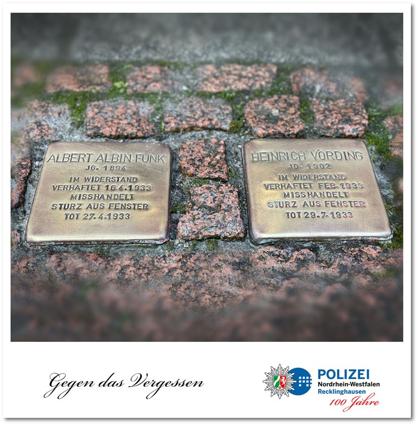 100 Jahre Polizeipräsidium Recklinghausen