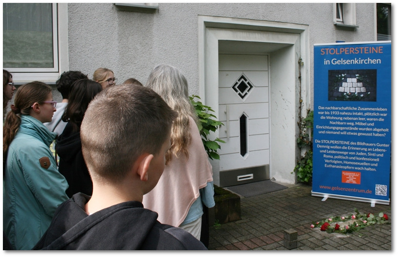 Stolpersteinverlegung Familie Wieselmann in Gelsenkirchen-Buer